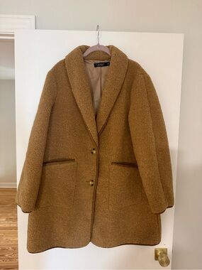 Lauren Ralph Lauren Camel Teddy Coat